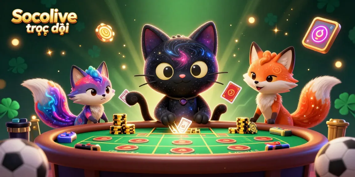 Socolive trực tiếp engaging sports betting experience with vivid cosmic characters and dynamic elements for thrilling gameplay.