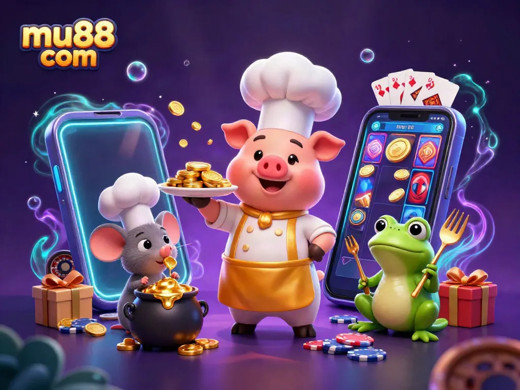 Experience rich gaming excitement at mu88 com with interactive gold coin rewards and vibrant 3D characters.