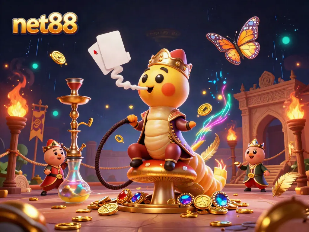 Experience thrilling gameplay with net88's dazzling 3D casino art showcasing vibrant characters and rich game elements.