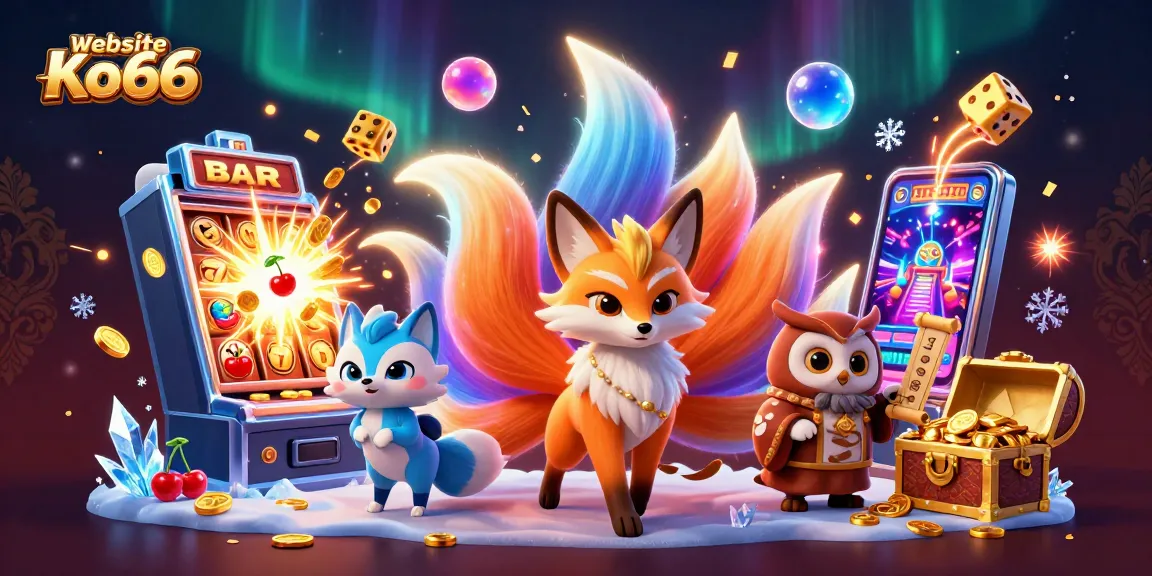Experience exciting gameplay on the website Ko66 with vibrant slots, jackpots, and colorful bonuses.
