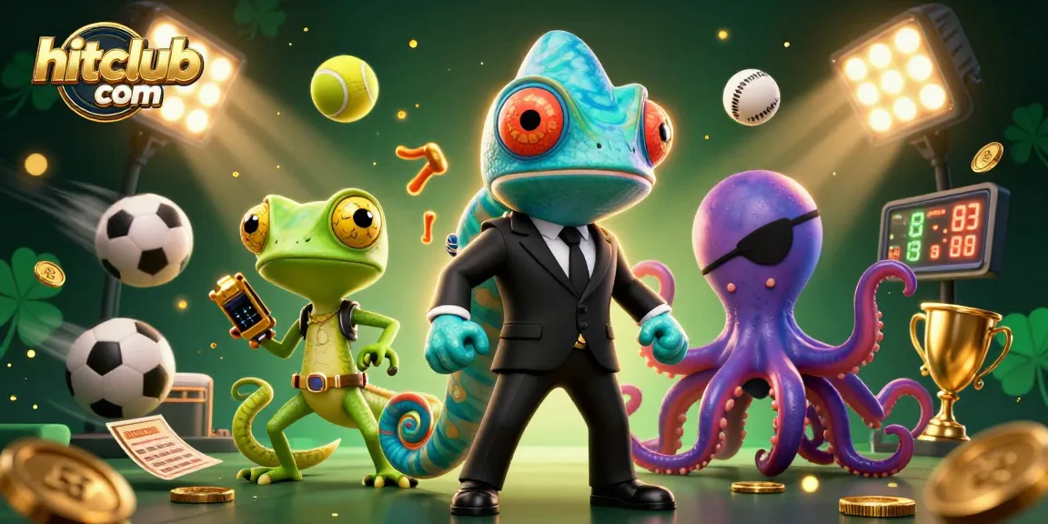 Bet on hitclub com with a thrilling scene featuring dynamic sports action and vibrant 3D characters.