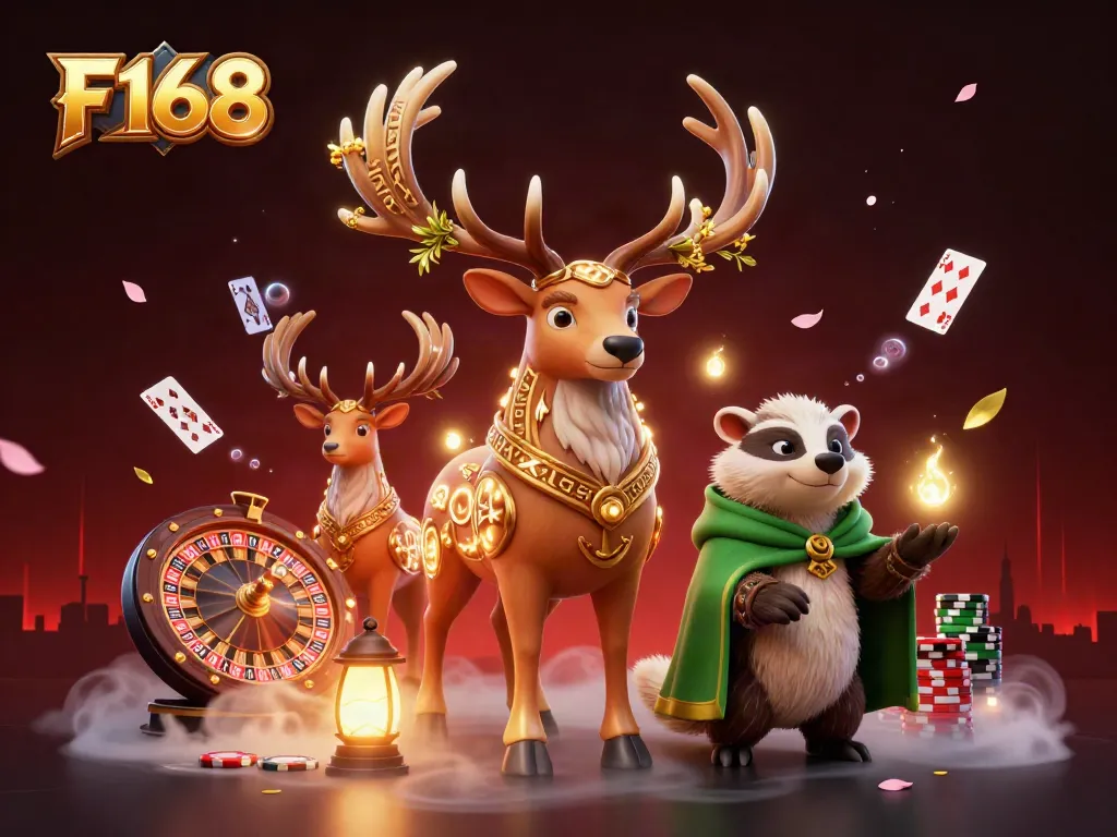 Experience thrilling gameplay at F168 Casino with engaging characters and vibrant scenes.