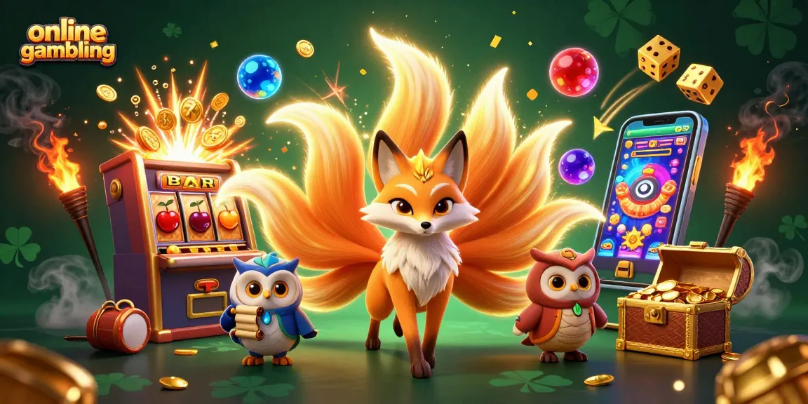 Engage in online gambling excitement with colorful casino spirits and vibrant game elements