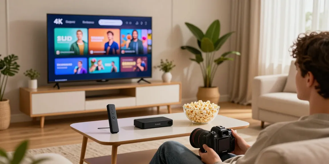 Enjoy seamless IPTV streaming in 4K from the comfort of your living room.