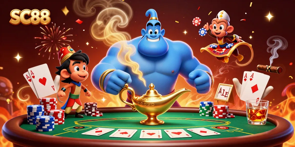 Win big at SC88 with thrilling poker games and colorful casino elements!